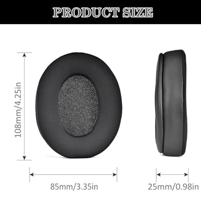 Aiivioll WH-CH720N/CH710N/WH-CH700N Replacement Ear Pads Cooling Gel for WH-CH720N, WH-CH710N, WH-CH700N, WH-XB900N, WH-RF400, MDR-10R Headphones, Sound Isolating Foam Ear Pads (Black) - color: Black-Cooling Gel