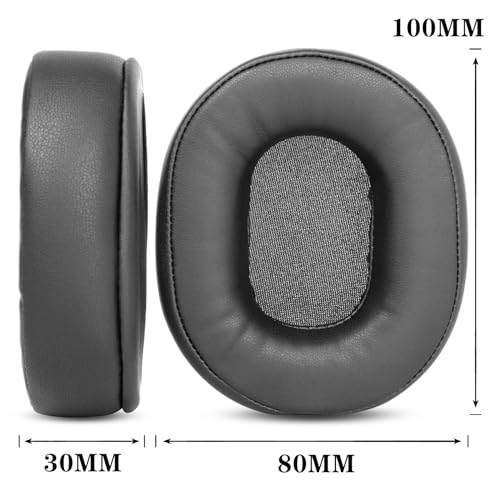 Replacement Ear Pads for Turtle Beach Recon 200 100 150 Headset | Cushions with Protein Leather, Noise Isolation Foam Accessories- Black - color: Black