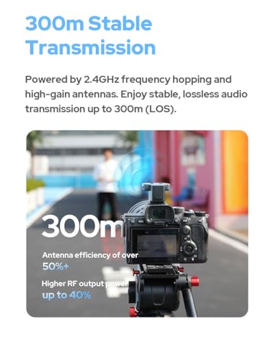 GODOX Alink Kit2 Dual Lavalier Microphone for Camera and Phone, 2-Person Recording Mic with Charging Case & Digital Hot Shoe, 48kHz/24bit High-Res Audio, 300m Remote Range, for iPhone, Vlog, Podcast