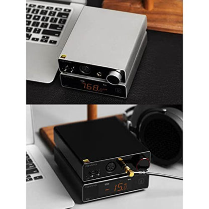 AOSHIDA Topping L50 NFCA Balanced Headphone Amplifier with 3500mW×3500mW, TRS/RCA to 6.35mm/4-Pin-XLR Amp for IEMs Headphones (Black)