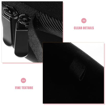 Headphone Case Eva Earphone Storage Bag Zipper Pouch for Headphones Earbuds Cables Hard Shell Carrying Case with 2 Mesh Pockets for Travel Daily Use 9.05 X 7.87 X 4.72 in