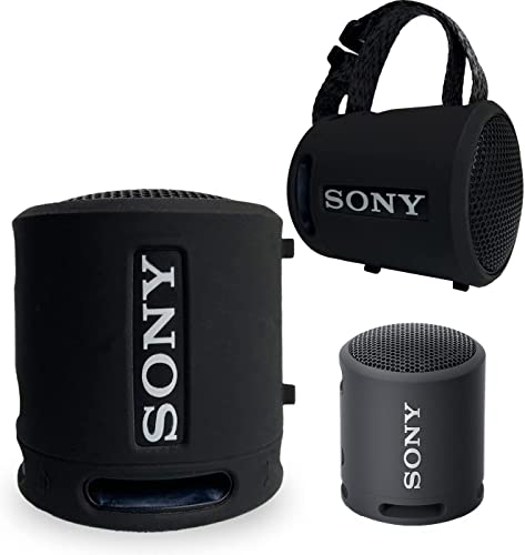 Protective Case for Sony SRS-XB100/XB13 Bluetooth Speaker | Silicone Cover and Hard Carrying Case for SRS-XB13/XB100 Speaker Accessories