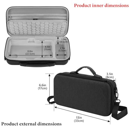 GEEKRIA Hard Shell Travel Case Compatible with Zoom LiveTrak L6 / L6 Digital Mixer, Audio Mixer Carrying Bag (Dark Gray) - style: For L6