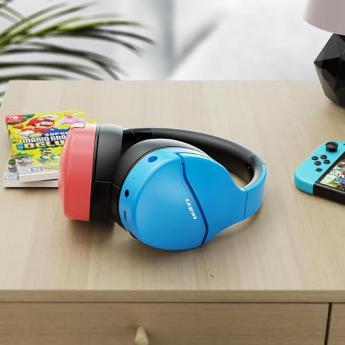 2.4GHz Wireless Gaming Headset for PC, PS5, PS4, Switch, 4-in-1 Bluetooth 5.0 & 3.5mm Wired Mode, AI Noise Cancelling Detachable Mic,3D Stereo Sound Headphones for Laptop, Mac, Xbox Series, Nintendo