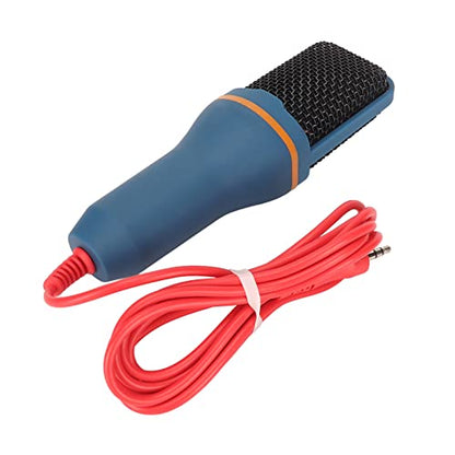 Professional Desktop Condenser Microphone 3.5mm, Omnidirectional Recording Mic for PC, Laptop, Gaming, Podcasting – Plug & Play, Compact