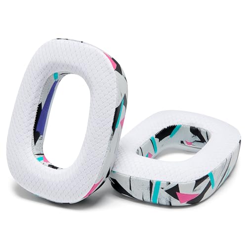 WC Freeze A30 - Cooling Gel Earpads for Logitech Astro A30 - color: 90's White