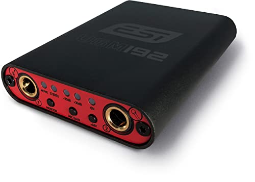 UGM192 Mobile Guitar & Mic Interface: Ultra-Portable, 24-bit/192kHz Quality, USB-C, Hi-Z Input, Phantom Power, for PC/Mac/Mobile