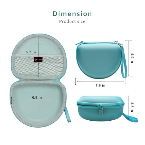 XANAD Hard Case for JBL Junior JR 470NC/460NC/320 Kids Headphones, Green | for iClever BTH12 HS19 BTH20 BTH22 BTH26/Candy Bila/Acer/JBL/MIDOLA/JoySpark/JLab/ADOOPE/Spiderman/EarFun/ Etc Kids Headphone - color: Green