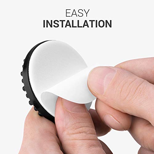 kwmobile Turntable Speaker Isolation Pads - Pack fo 4 Speaker Isolation Feet - Silicone Feet Self Adhesive for Turntable Platform Audio Equipment HiFi System Speakers Record Player