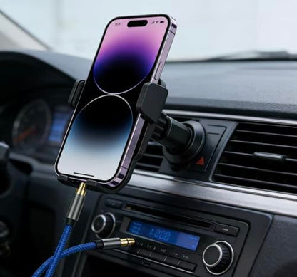 3.5mm Nylon Braided Aux Cable Cord 5ft/1.5m 2 Pack,Hi-Fi Sound, Audio Auxiliary Input Adapter Male to Male for Headphones, Car, Home Stereos, Speaker, iPhone, iPad, iPod, Echo & More