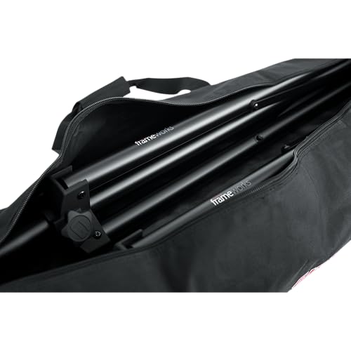 Gator Cases Speaker Stand Carry Bag with 58" Interior, Holds (2) Stands (GPA-SPKSTDBG-58) - size: 58" Long - Single Compartment