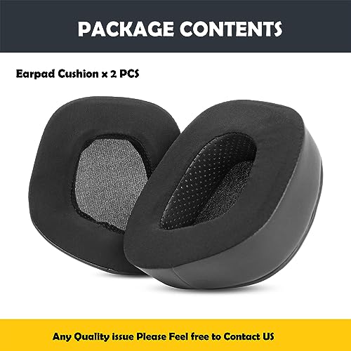 Replacement Earpads Cushion Compatible with Corsair Void/Corsair Void Pro Wired & Wireless Gaming Headset Cool Gel Ear Pads with Cooling Gel Layer