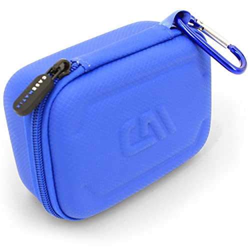 CASEMATIX Carry Case Compatible With DJI Mic 2 Wireless Microphone System While in Charging Case, Blue