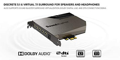 Creative Sound Blaster AE-7 Hi-Res PCIe Gaming Sound Card and ACM | Hi-res, PCIe DAC, Headphone Amp, Xamp, Audio Control Module, Hi-Res Audio, Sound Card