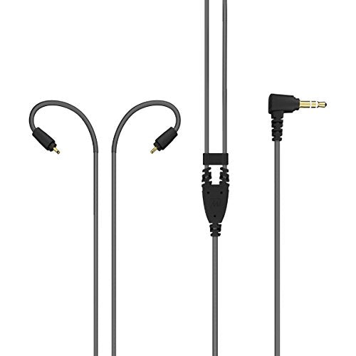 MEE audio MX PRO Series and M6 PRO Replacement Stereo Audio Cable (Black), 51 in - color: Black, size: 51 inches, style: Stereo Audio Cable