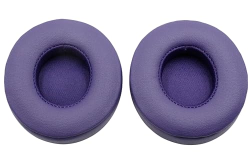 Solo2/Solo 3 Ear Pads Replacement,Compatible with Beats by Dre Solo 3/Solo 2 Wired/Wireless A1796/B0534 Headphones,Comfortable & Noise Isolating Ear Pads Cushions(Violet) - color: Violet