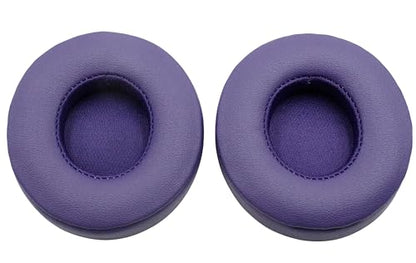 Solo2/Solo 3 Ear Pads Replacement,Compatible with Beats by Dre Solo 3/Solo 2 Wired/Wireless A1796/B0534 Headphones,Comfortable & Noise Isolating Ear Pads Cushions(Violet) - color: Violet