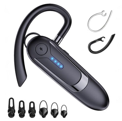 Bluetooth Headset, Single-Ear Wireless Earpiece