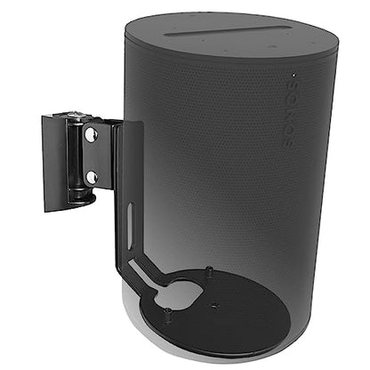 Wall Mount Bracket for Sonos Era 100/Era 100 SL Speaker (Swivel and Tilt,Sturdy Metal,Enduring Paint Finish,Easy to intall,Compatible with Sonos Era 100/Era 100 SL,Single pc,Black) - color: Black, size: Single pc