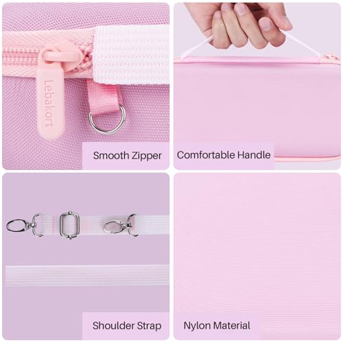 Lebakort Hard Case Compatible with Bose SoundLink Flex 2nd Gen/Bose SoundLink Flex Portable Speaker, Petal Pink Case - color: Petal Pink Case