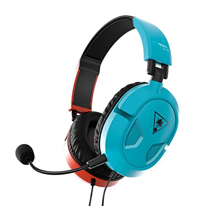 Turtle Beach Recon 50 Gaming Headset - Xbox Series X, Xbox Series S, Xbox One, PS5, PS4, PlayStation, Mobile & PC with 3.5mm - Removable Mic, 40mm Speaker, Red And Blue - color: Red / Blue