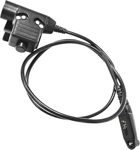 WODASEN Military PTT U94 Adapter Tactical Headset Push to Talk Connector US-NATO Wiring for Ailunce HD1 Retevis RT47 RT29 RT48 RT47v RT83 RT87 NR30 RB23 RB46 EX500 GP328plus Walkie Talkie