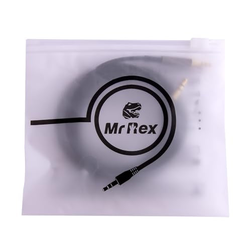 Mr Rex Nylon Braided 2.5mm to 3.5mm Audio Aux Cable for Bose 700 QuietComfort Ultra QC45 QC35II QC35 QC25 Headphones, JBL E45BT E55BT Headsets Replacement Stereo Cord Cable 5ft/1.5m - size: 1-Pack, 5 ft