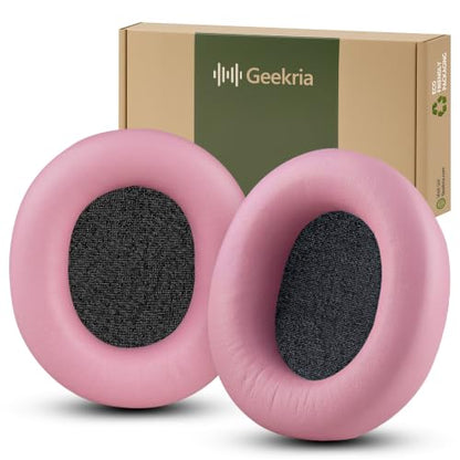 Geekria NOVA Replacement Ear Pads Compatible with Audio Technica ATH-M50X, M50XBT, M50XBT2, M50x ENSO, M50, M40X, M30, M20, M10 Headphones, Repair Parts (Pink) - color: Pink