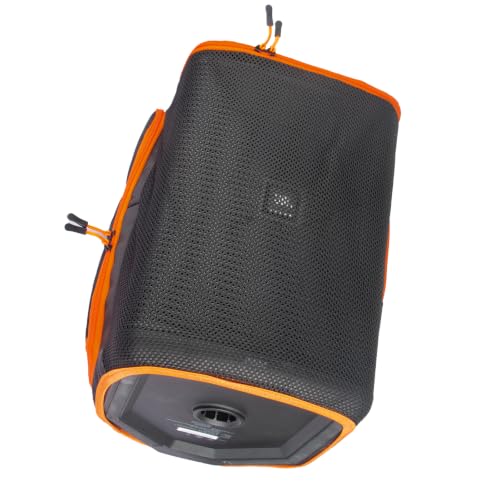 Protective Cover for EON ONE Compact Speaker Double-Layer Shield, Scratch-Resistant, Dust proof Shell, Breathable Mesh Sleeve, Custom Fit Speaker Jacket w/Storage Pocket (Nylon Cover)