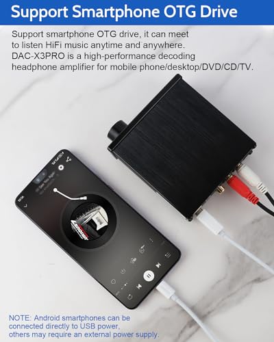 FX-Audio DAC-X3PRO USB DAC ESS9023 Headphone Amplifier CS8416 Support ASRC Transmission HiFi Portable Decoder Headphone Amp