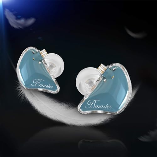 BASN Bmaster 2Pin Triple Drivers in Ear Monitor Headphones (Blue) - color: Clear Blue