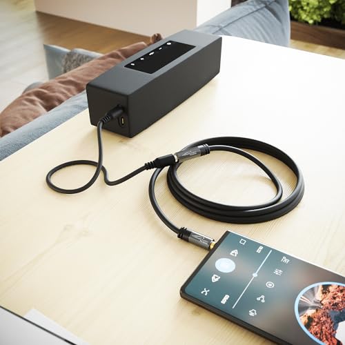 KabelDirekt – Headset 3.5mm Extension Cable – 6ft | Our CTIA-standard headset extension cable with 3.5mm/aux connectors (male to female) transmits audio signals in brilliant - size: 6 feet