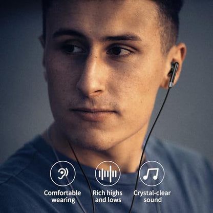 BENEWY in-Ear Headphones, Type C Earphones Wired Earbuds with Microphone