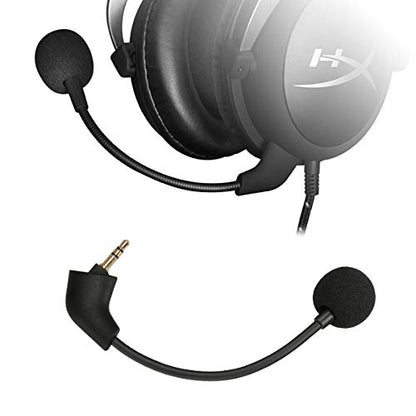 Black Replacement Mic-3.5mm Game Microphone Boom for Cloud 2 for CloudX I&II Core Cloud Sliver Gaming Headset Use with TIK tok