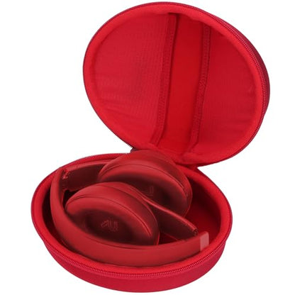 Lebakort Case Compatible with Beats Studio Pro/Solo 4 Over-Ear Headphones - color: Red Case