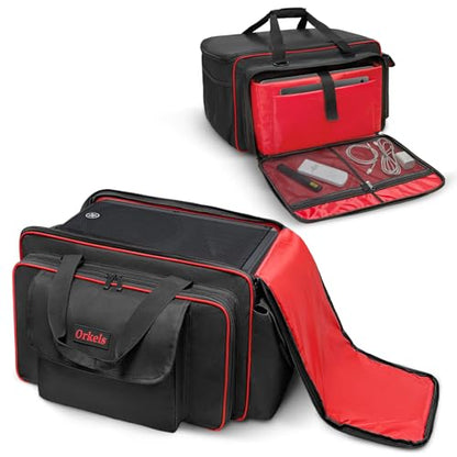 ORKELS Speaker Carry Bag for EON Series Speakers, Water-Resistant Padded Gig Bag with Shoulder Strap & Accessory Pocket - size: For 12'' Speaker