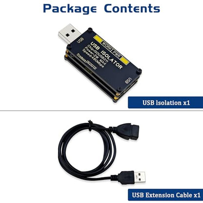USB 2.0 480Mbps High Speed Isolator | Support 5KVrms Signal and 1.5KV Voltage Isolation,Audio up to 32 Bit 768Khz