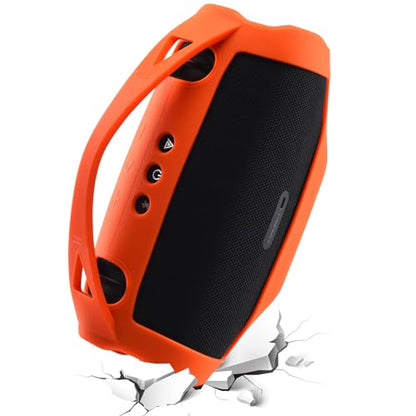 Silicone Cover for JBL Xtreme 4, Protective Case, Shockproof (Orange)