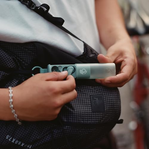 Skullcandy Dime Evo Wireless Earbuds with Clip-Anywhere Case - Preppy Sage | In-Ear Fit, Noise Isolating, 36 Hours Battery, Microphone for iPhone Android, Easy Clip-On Design, Travel, Commuting - color: Preppy Sage