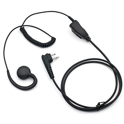 HKLN4604 HKLN4604A HKLN4604B Earpiece with Mic for Motorola Walkie Talkies CP185 CP200D CLS1110 CLS1410 DTR700 DTR620 RDV5100 RDM2020 RDU4160 RMU2080D Radio Headset RLN6423