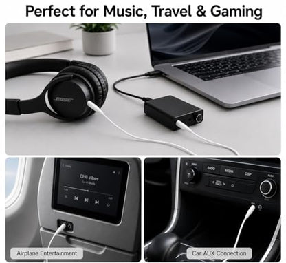 Replacement Audio Cable Cord,2.5mm to 3.5mm Extension Wire for Bose QuietComfort QC45 QC35II QC35 QC25 NC700 QC Ultra OE2 Headphones (No mic White)