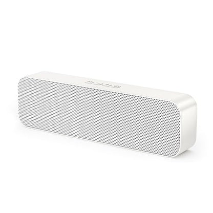 Computer Speaker for Desktop,Rechargeable PC Speaker,Small Computer Soundbar with Stereo & Bass,3.5mm Aux-in,Bluetooth,TF Port,Loud Volume for Web Conferences,Teacher,Music (White) - color: White