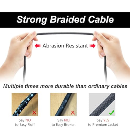XLR Splitter Cable, Devianl XLR y Splitter 2 Female to 1 Male, Balanced Dual Female to Male Microphone Cord Adapter Combiner, 2 FT, 2 Pack - color: 2FT/ 2 Pack