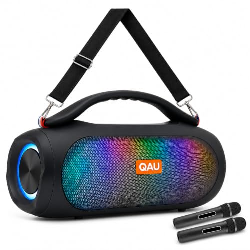 Portable Bluetooth Speaker, 125W Peak, Loud Sound, IPX6 Waterproof | Bluetooth 5.3, 3 EQ Modes, TWS, Power Bank, speakers bluetooth wireless with Lights for Home, Beach, Camping & Tailgating