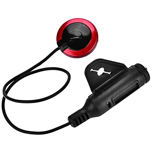 Drfeify Piezo Contact Microphone Pickup, Noise Cancelling Instrument Pickup for Guitar Violin Ukulele Cello, Easy Install No Drill, with 6.35mm Jack for Amp Recording Equipment