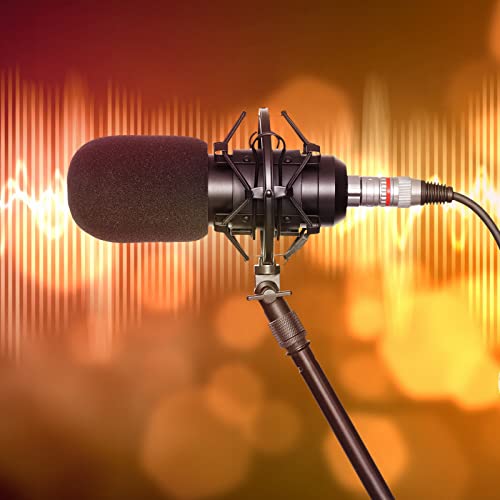 8 Pieces Mic Stand Adapter 5/8 Female to 3/8 Male and 3/8 Female to 5/8 Male, 5/8 Female to 1/4 Male and 1/4 Female to 5/8 Male Screw Thread Adapter Mic Thread Adapter Set for Microphone (Black) - color: Black