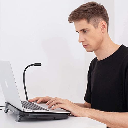USB Microphone, Plug & Play Gaming Mic, Microphone for Streaming with Mute Button, Ideal for Gaming, Meetings (Black)