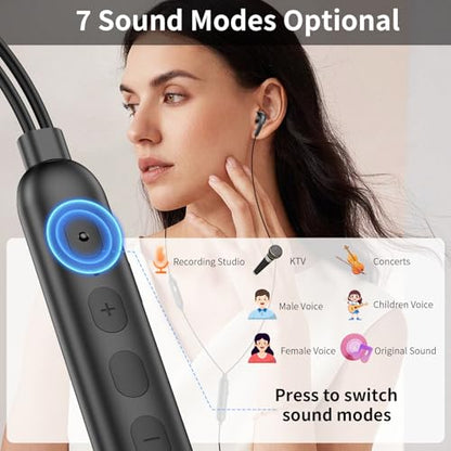 ACAGET USB Computer Headphones for PC Laptop Adjustable Sound & Vocal EQs | Corded Gaming Headset USB A Zoom Meeting Earbuds with Mute Mic & Volume Control HiFi Stereo Laptop Earphones for Dell Surface
