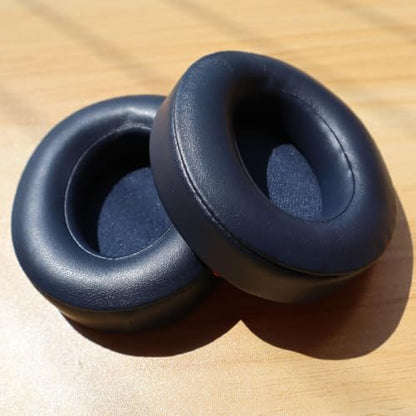 Beats Studio 3 Ear Pads, BUTIAO Replacement Protein Leather Earpads Memory Foam Ear Cushion Cups Repair Parts for Beats Studio 3 Studio 2 Wireless Wired Headphones (Navy) - color: DarkBlue