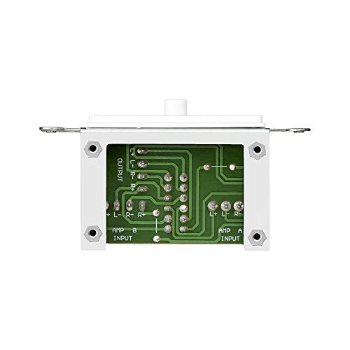 OSD Audio in Wall Speaker Selector A/B Switch, Select from 2X Speaker Pairs White AB12 - size: 100-Watts